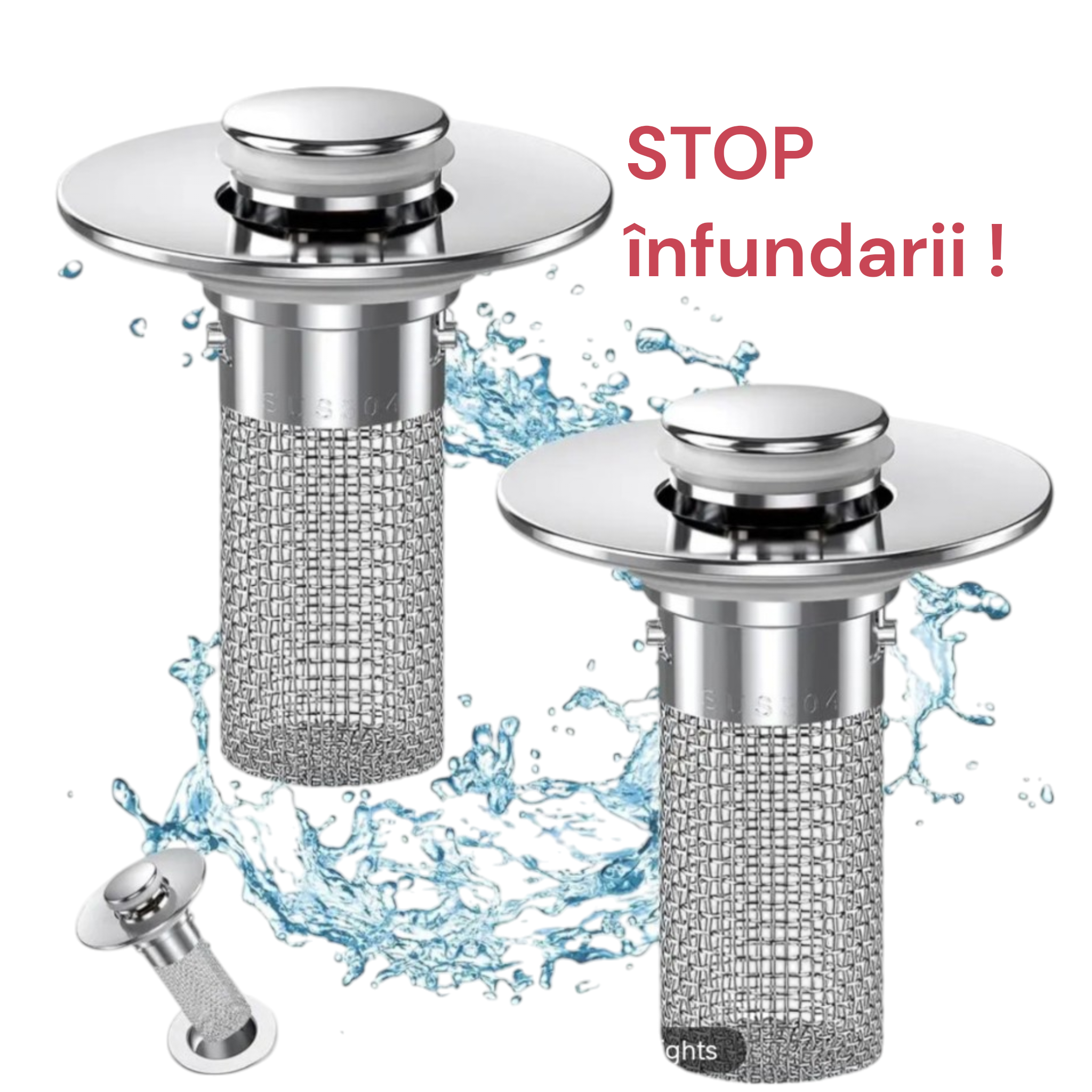 Filtru Anti-Păr pentru Chiuvetă